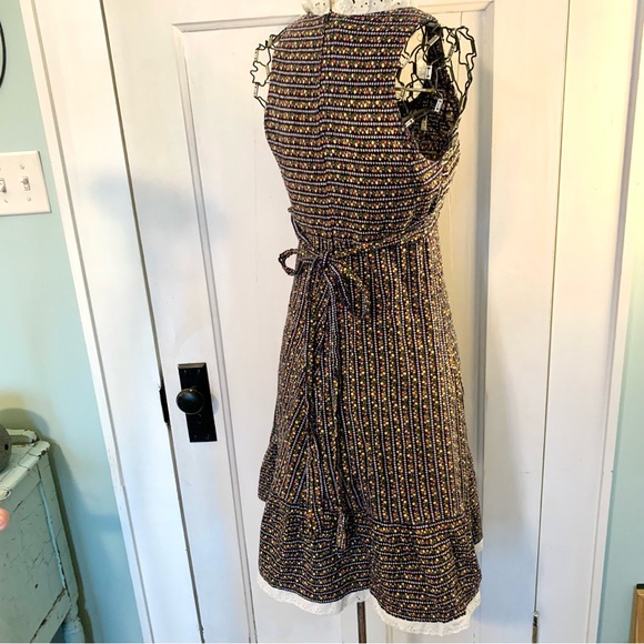 Vintage 70’s Cotton Floral Prairie Dress - Picture 9 of 10